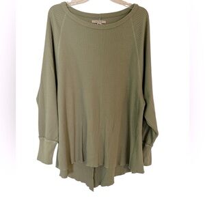 Free People thermal tee sz S